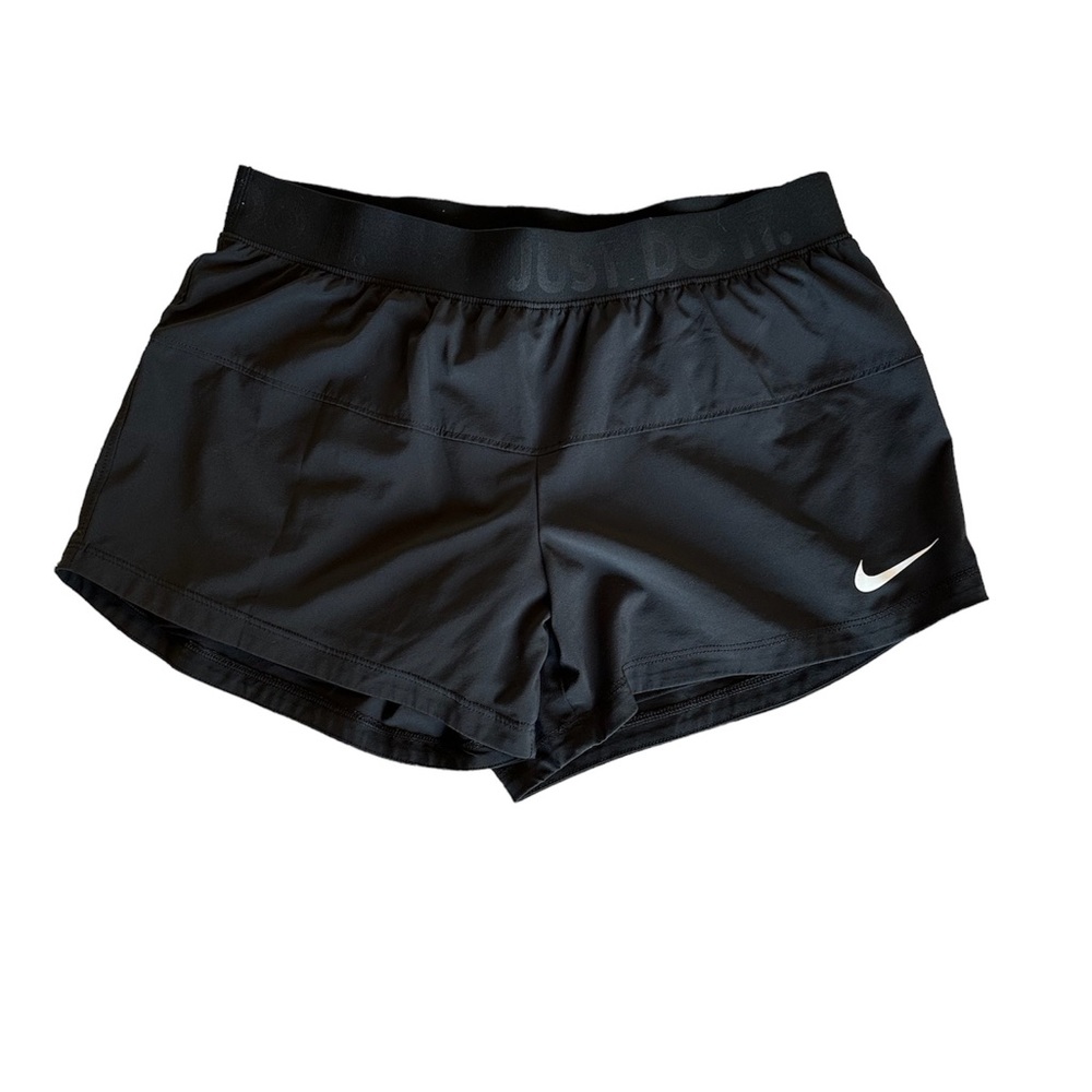 Nike Black Shorts With Spandex Underneath